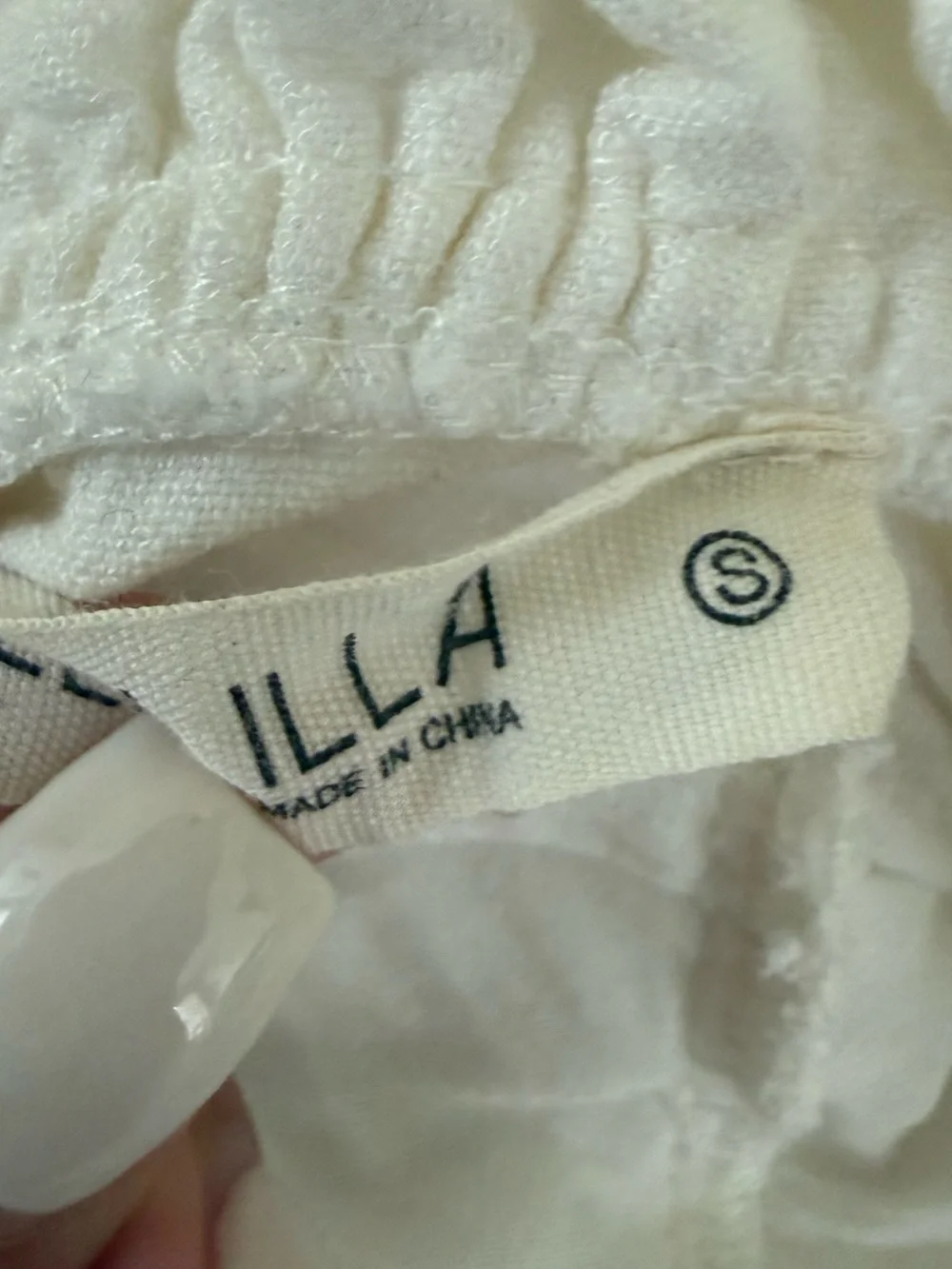 White Linen Euro Summer Romper - Picture 5 of 6
